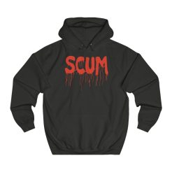 scum hoodie unisex adult thd