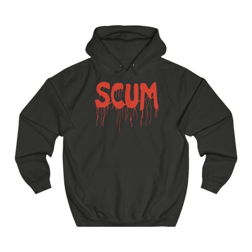 scum hoodie unisex adult thd