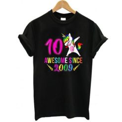 10th Birthday t shirt qn