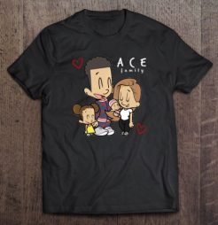 Ace Cartoon Family Merch Kids t shirt qn