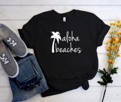 Aloha Beaches t shirt qn