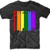 Fresno California Downtown Rainbow LGBT Gay Pride tshirt qn