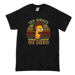 Simpsons She wants the Diddly t shirt qn