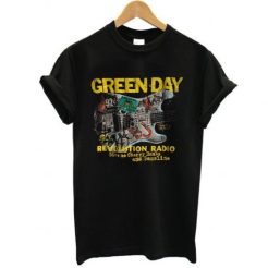 green day revolution radio band t shirt qn