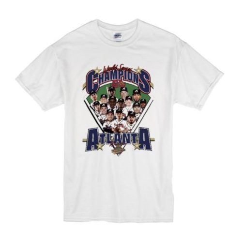 Champions Atlanta Braves World Series 2021 t shirt qn