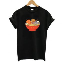 Japanese Ramen Noodle t shirt qn