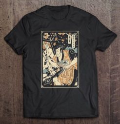 Artist Samurai Warrior Japanese t shirt qn