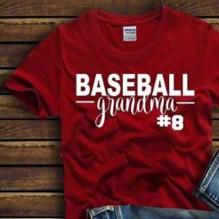 Baseball Grandma t shirt qn