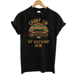 Carry On My Wayward Son t shirt qn