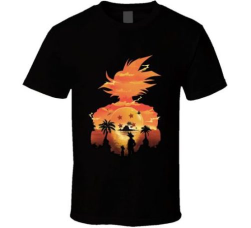 Dragon Ball Sunset T-Shirt qn