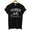 Funny Cycling t shirt, Cycopath novelty cycling jersey qn