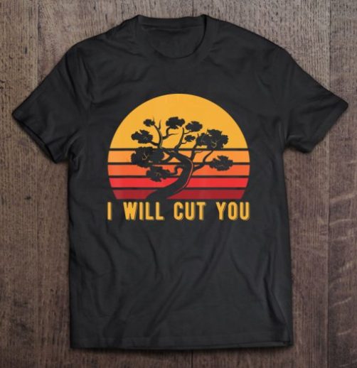 I Will Cut You Bonsai Japanese t shirt qn