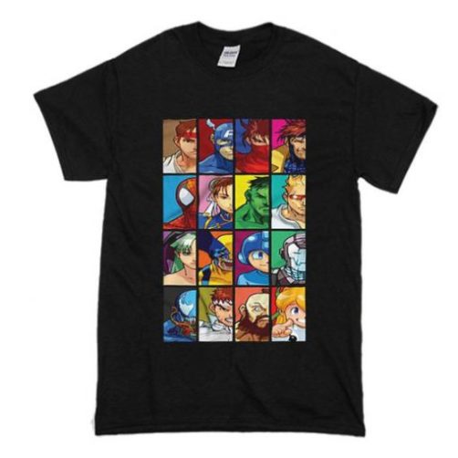 Marvel Vs Capcom t shirt qn