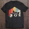 Raccoon Face Retro t shirt qn