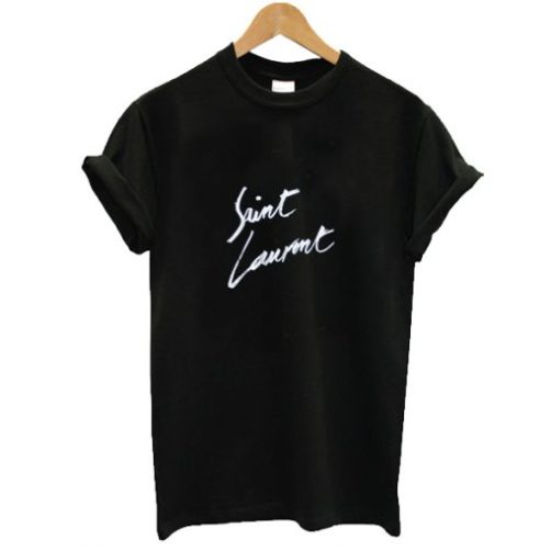 Saint Laurent Signature t shirt qn