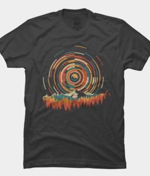 The Geometry Of Sunrise t shirt qn