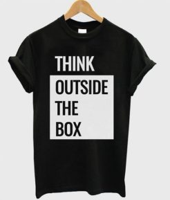 Think Outside the Box t shirt qn