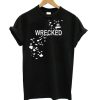 Wrecked Nibbled Motif T shirt qn