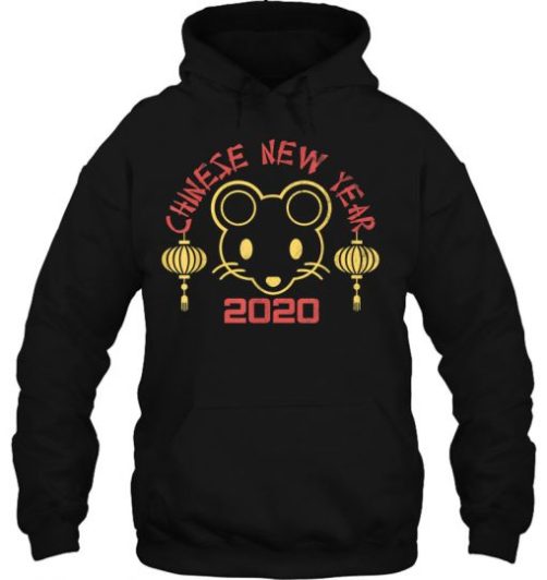 Chinese New Year 2020 Rat Mouse hoodie qn