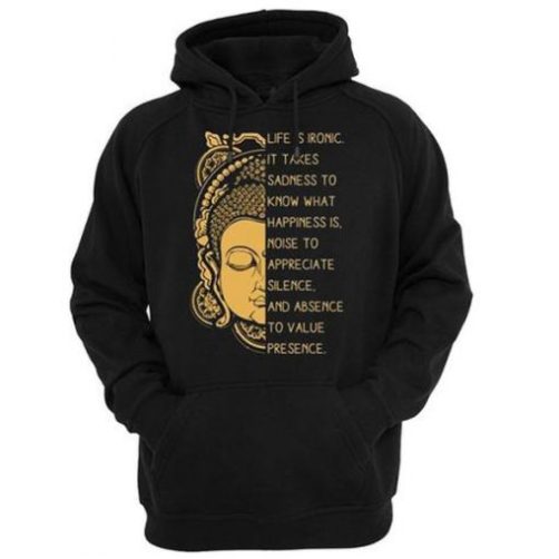 Life is Ironic hoodie qn