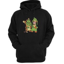 The Grinch and Tigger baby hoodie qn