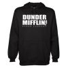 The Office Dunder Mifflin INC Paper Company Logo Black Hoodie qn