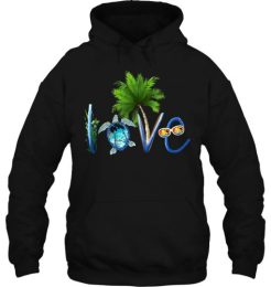 Love Beach Summer Vacation hoodie qn