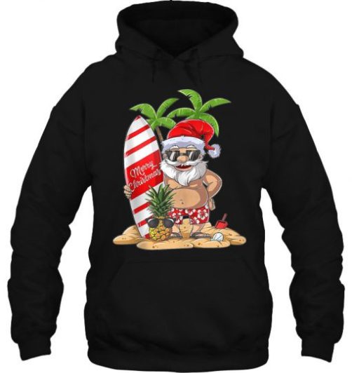 Merry Christmas Santa Claus Summer hoodie qn