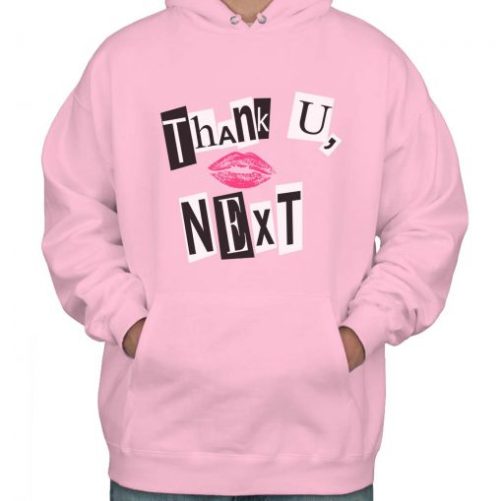 Thank U Next LIPS Kiss hoodie qn