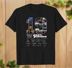 19-Years-of-Fast-and-Furious-2001-2020-10-Movies-Signature-Thank-You-For-The-Memories-T-Shirt THD