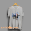 myc WWII Corsair F4U Flying Angels Blonde Pinup Girl T-Shirt