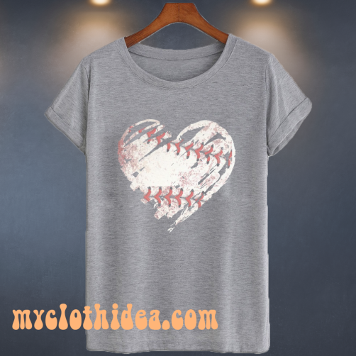 Baseball heart T Shirt