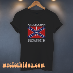 Confederate Flag Mississippi Justice T-Shirt