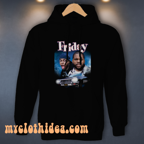 Friday Movie Ice Cube & Chris Tucker Black Hoodie