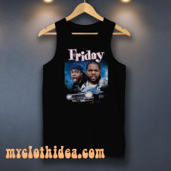 Friday Movie Ice Cube & Chris Tucker Black Tank Top