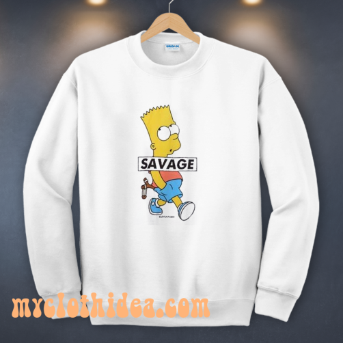 Bart Simpson Savage Sweatshirt