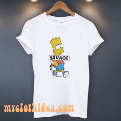 Bart Simpson Savage T Shirt