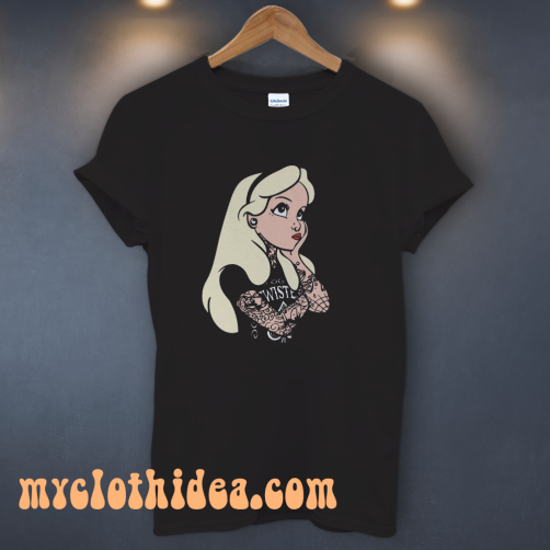 Alice In Wonderland Tattoos T Shirt