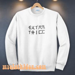 EXTRA THICE Japanese Meme Sweatshirt