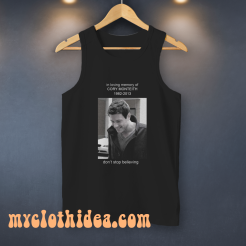 In Loving Memory Of cory monteith don't stop believing Tanktop