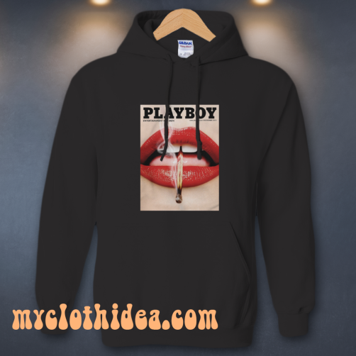 Playboy X Missguided Black Magazine Hoodie