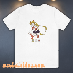 Sailor Moon Peace Sign Graphic T-Shirt