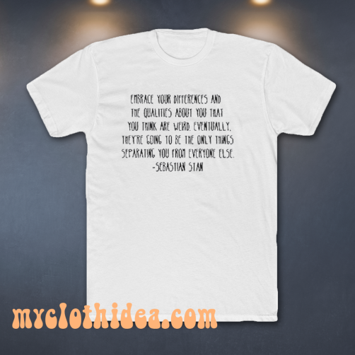 Sebastian Stan Quotes T-Shirt