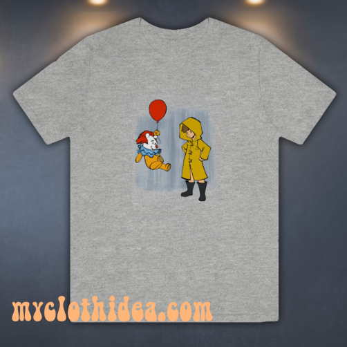 Winnie the Pooh Pennywise IT Funny Mashup T-Shirt