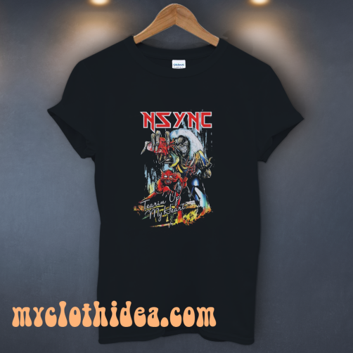 iron maiden piece of mind nsync TSHIRT