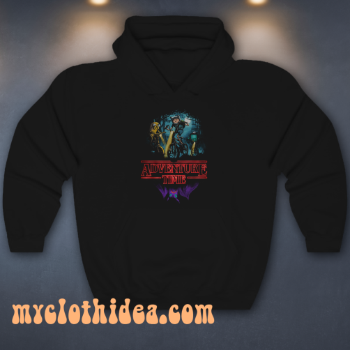 Adventure Time x Stranger Things Hoodie