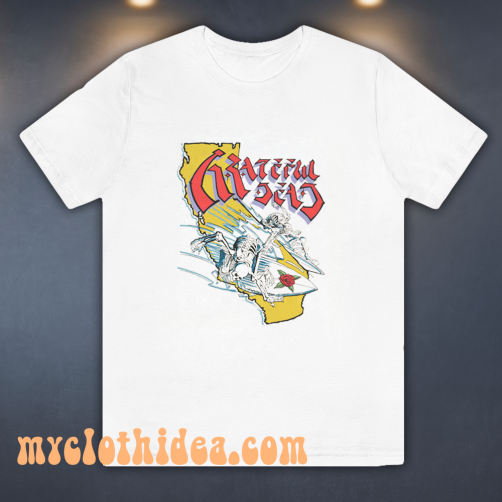 Grateful Dead Vintage Surfing 1987 T Shirt