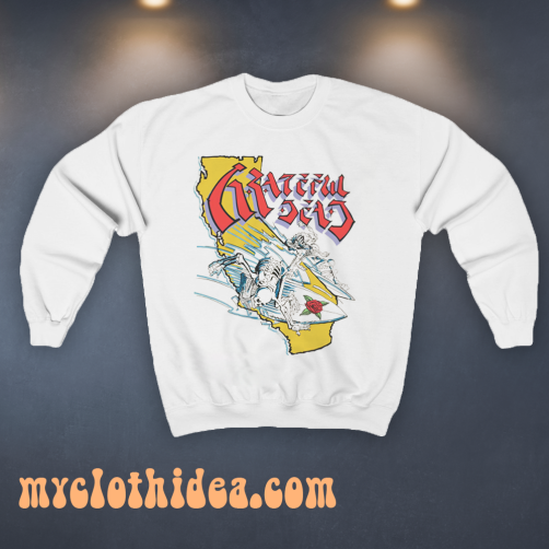 Grateful Dead Vintage Surfing 1987 Sweatshirt