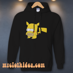 Homer Pikachu Funny hoodie
