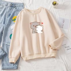 Hugging Peach & Goma Pullover Sweater - Apricot _ S